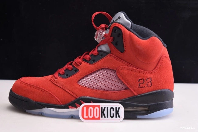 HYPE Raging DD0587-600 Retro Jordan Bulls 5 (2021) Red 0813